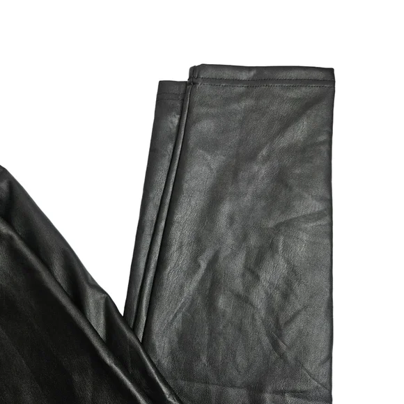 CI Sono Black Faux Leather Leggings Stretch Vegan Leather NWOT Ladies Size XL - Picture 4 of 11